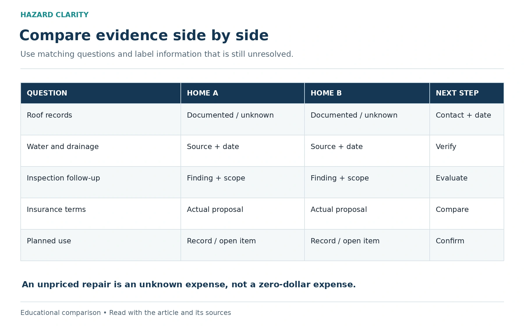 Put evidence and open questions side by side. The diagram organizes the article’s questions and follow-up steps.